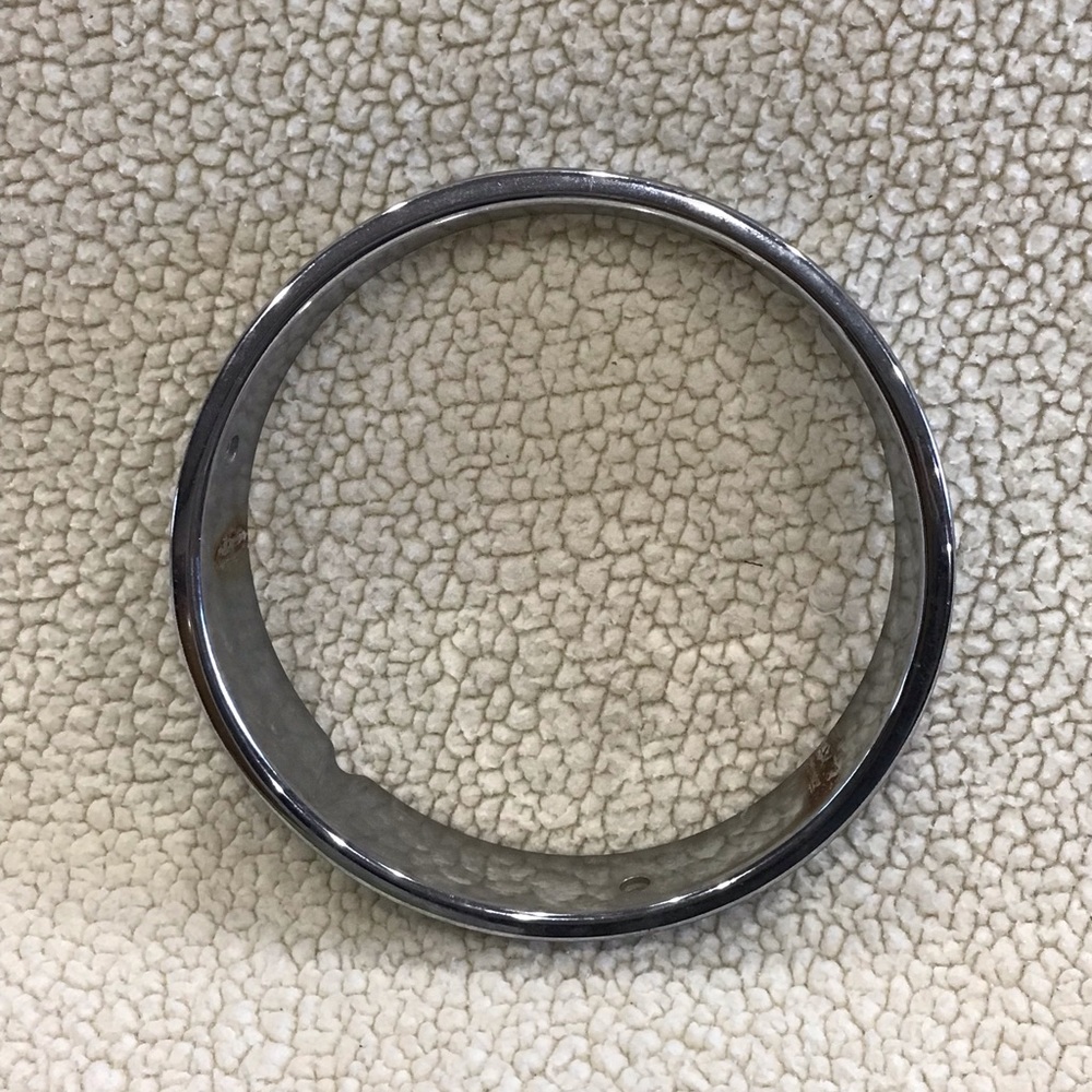 Jeep Wrangler TJ Headlight Head Light Lamp Bezel Chrome Ring Trim Driver 5505504